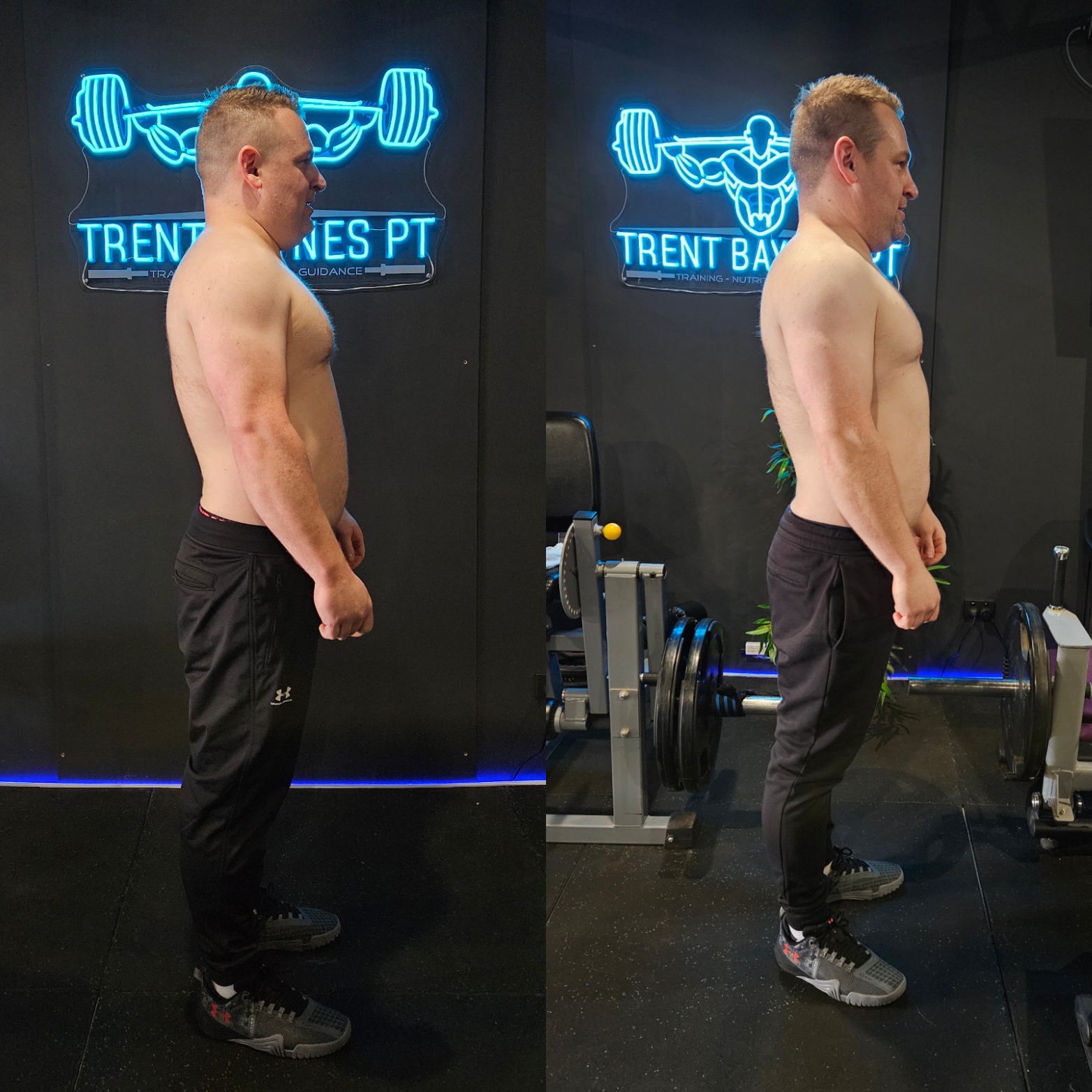 Before and after transformation - Michael R. achieved -22kg, lifestyle changed